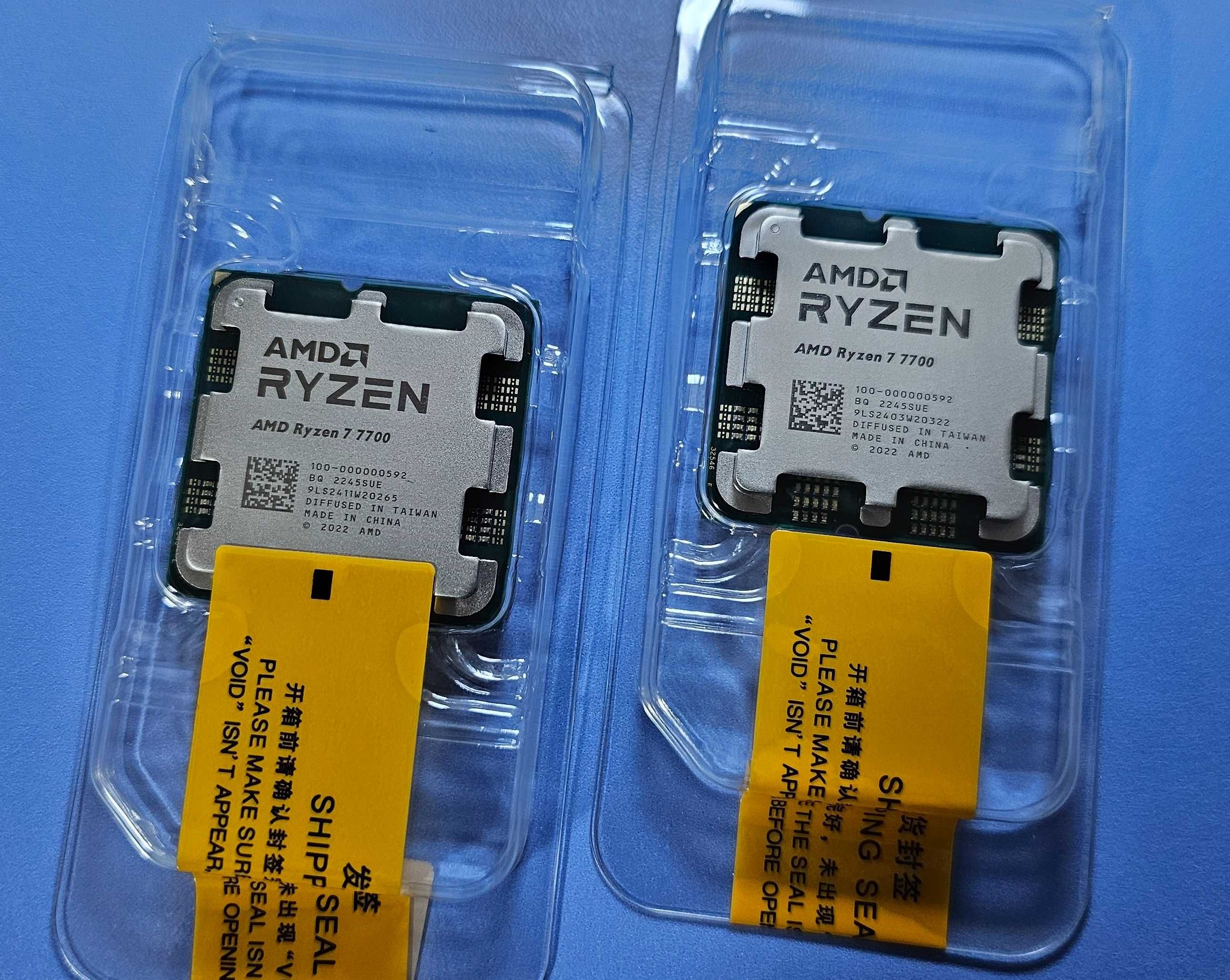 Процессор AMD Ryzen 7 7700 8/16 ядер 3.8-5.3GHz 40MB Zen4 sAM5 Tray