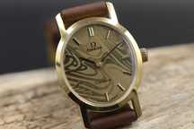 Omega Genève Ref. 511.0411 Oryginalna klamra Pozłacana Serwisowana