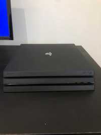 PlayStation 4 PRO, 1 TB, 1 comando ps4, 1 cabo de alimentação ps4