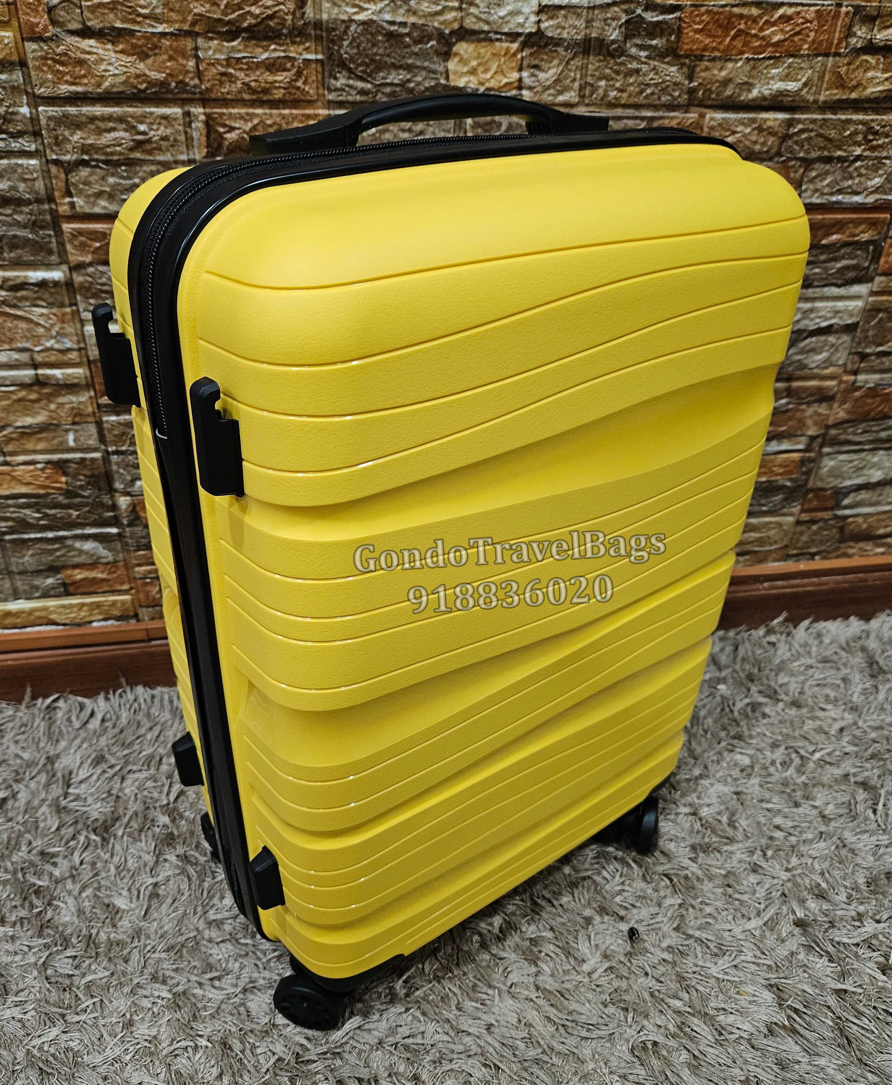 MALA PORÃO GRANDE 32Kg + MALA CABINE 8 a 10Kg NOVAS - POLIPROPILENO