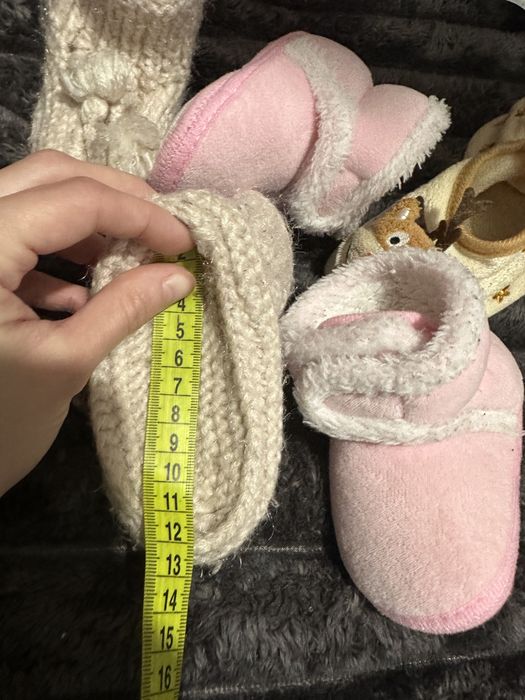 Теплі зимові пінетки на 6-12міс