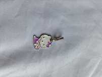 Srebrna zawieszka do bransoletki hello kitty charms do naszyjnika y2k