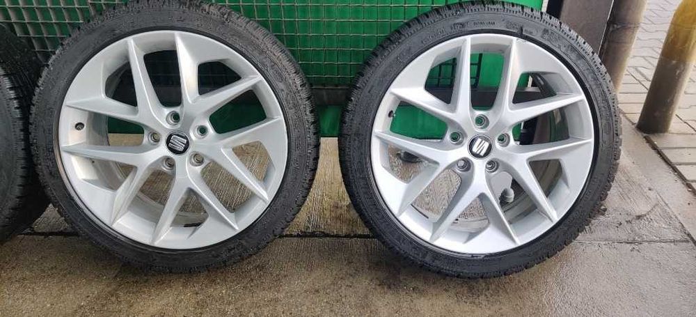Felgi z oponami Seat Leon 3 18 cali zimowe Michelin Pilot Alpine