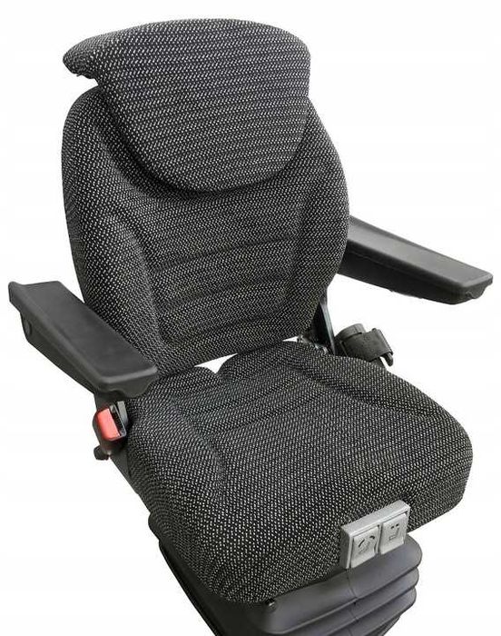 Siedzenie pneumatyczne fotel do ciągnika 12/24V regulowane komfortowe