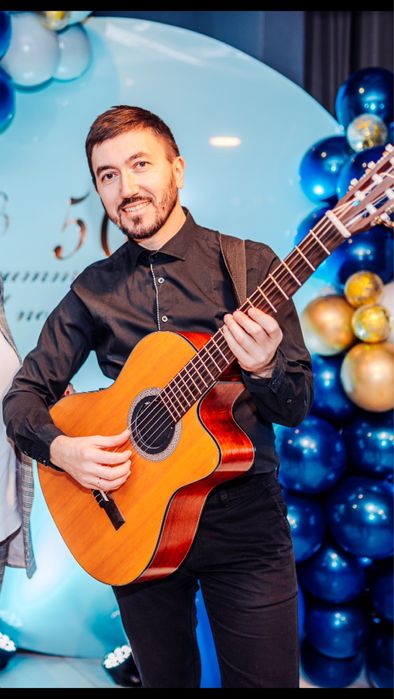 Гітарист,музикант,жива музика,вокал,гитарист,live music,привітання,DJ