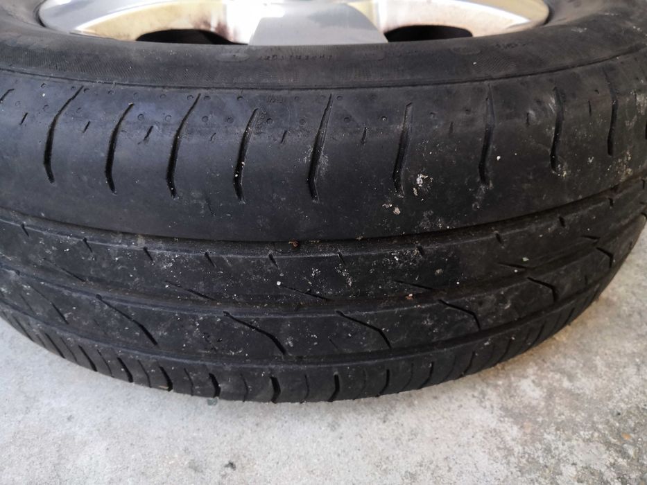 Jantes originais Skoda Octavia II 1Z com pneus 195 65 R15