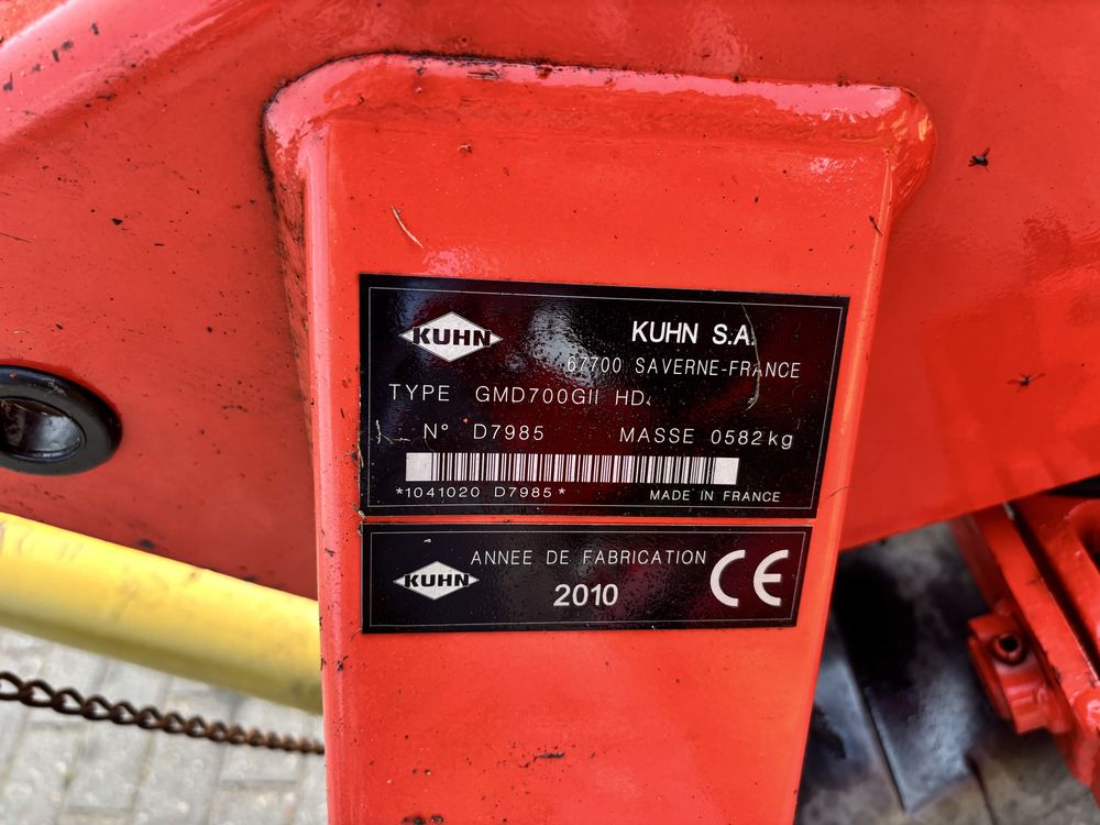 Kosiarka dyskowa Kuhn GMD 700 GII 2,8metra 2010 rok