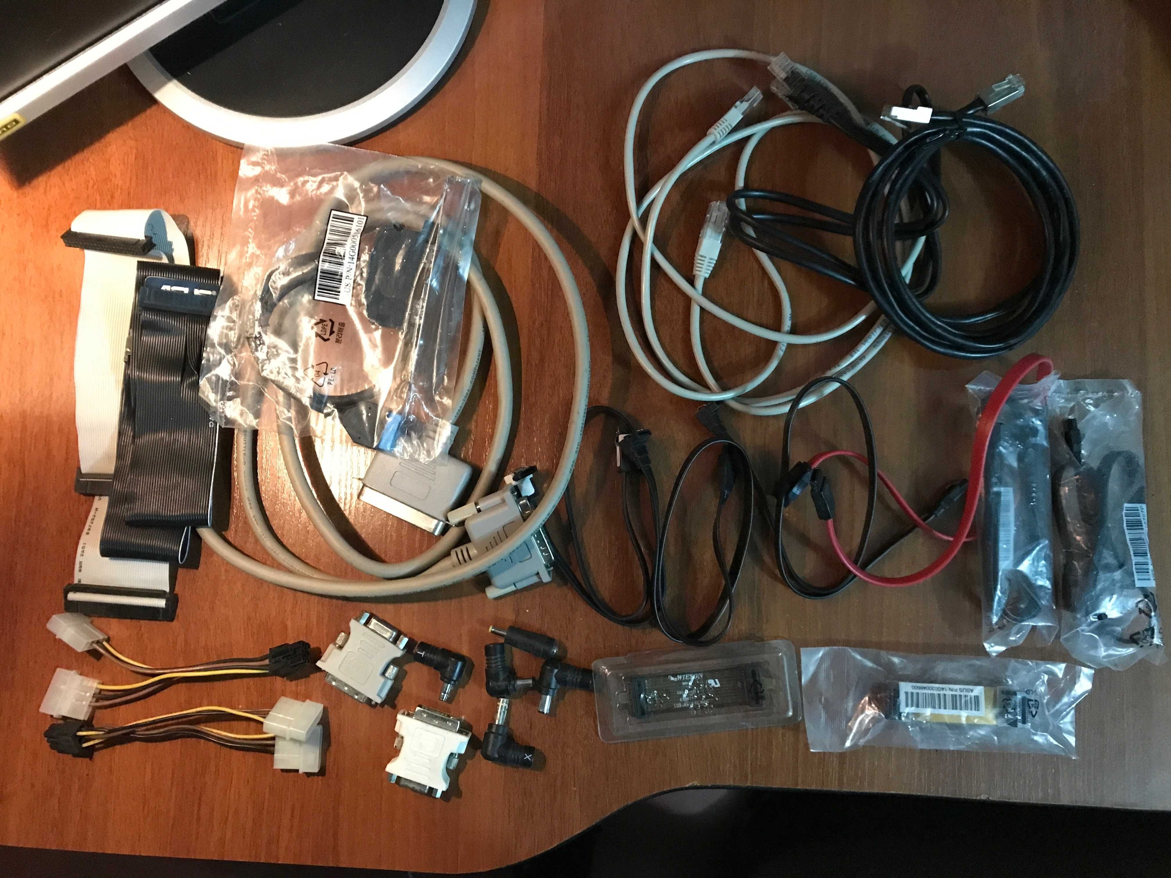 Кабелі живлення, USB, LPT, SATA, CrossFire, патч-корд