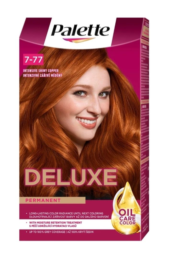 Farba do włosów Palette 7-77 Deluxe Intensywna miedź
