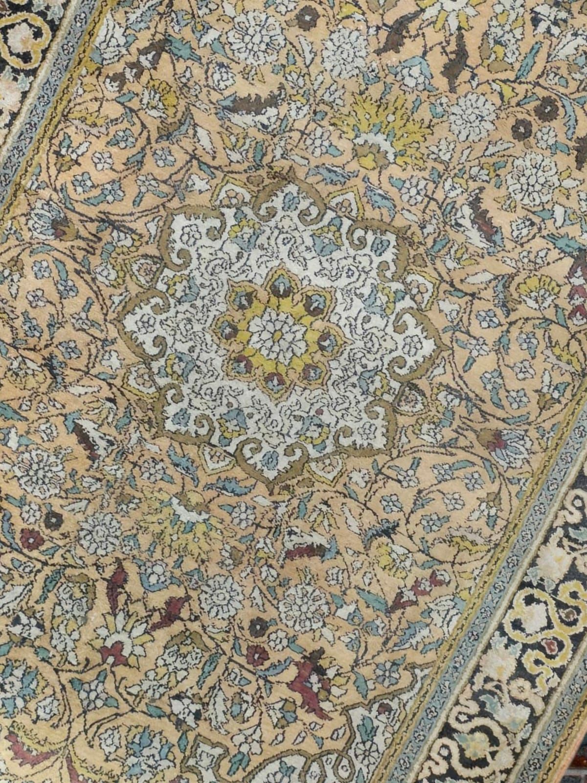Qom - Ghoum - Perski dywan jedwabny - Rękodzielo  z jedwabiu 120 x 206