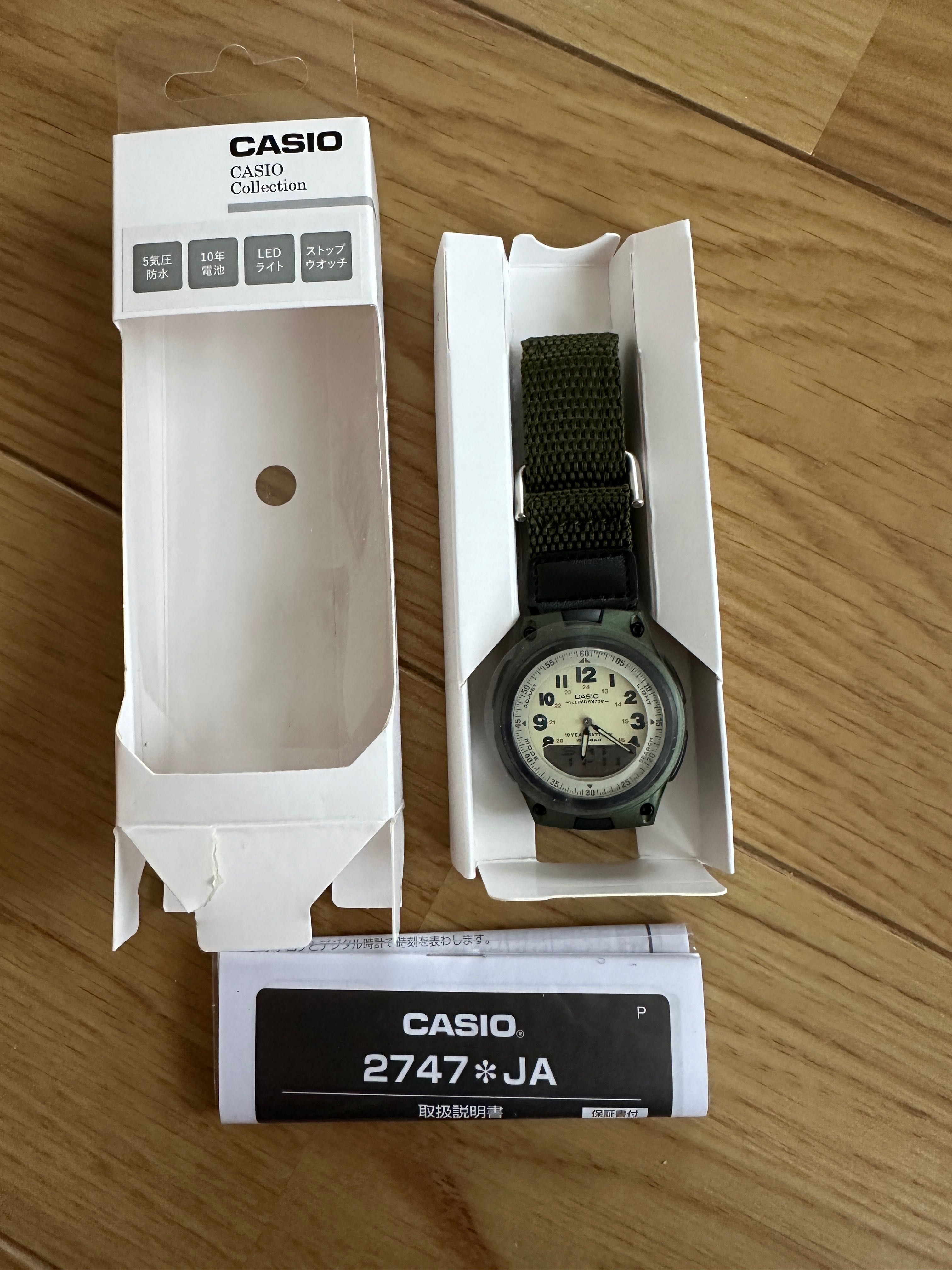 Новий оригінальний годинник Casio AW-80V-3BJH