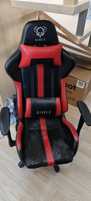 Fotel Diablo x-player czarno-czerwony