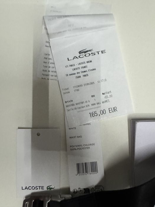 Torba lacoste w kolaboracji z roland garros
