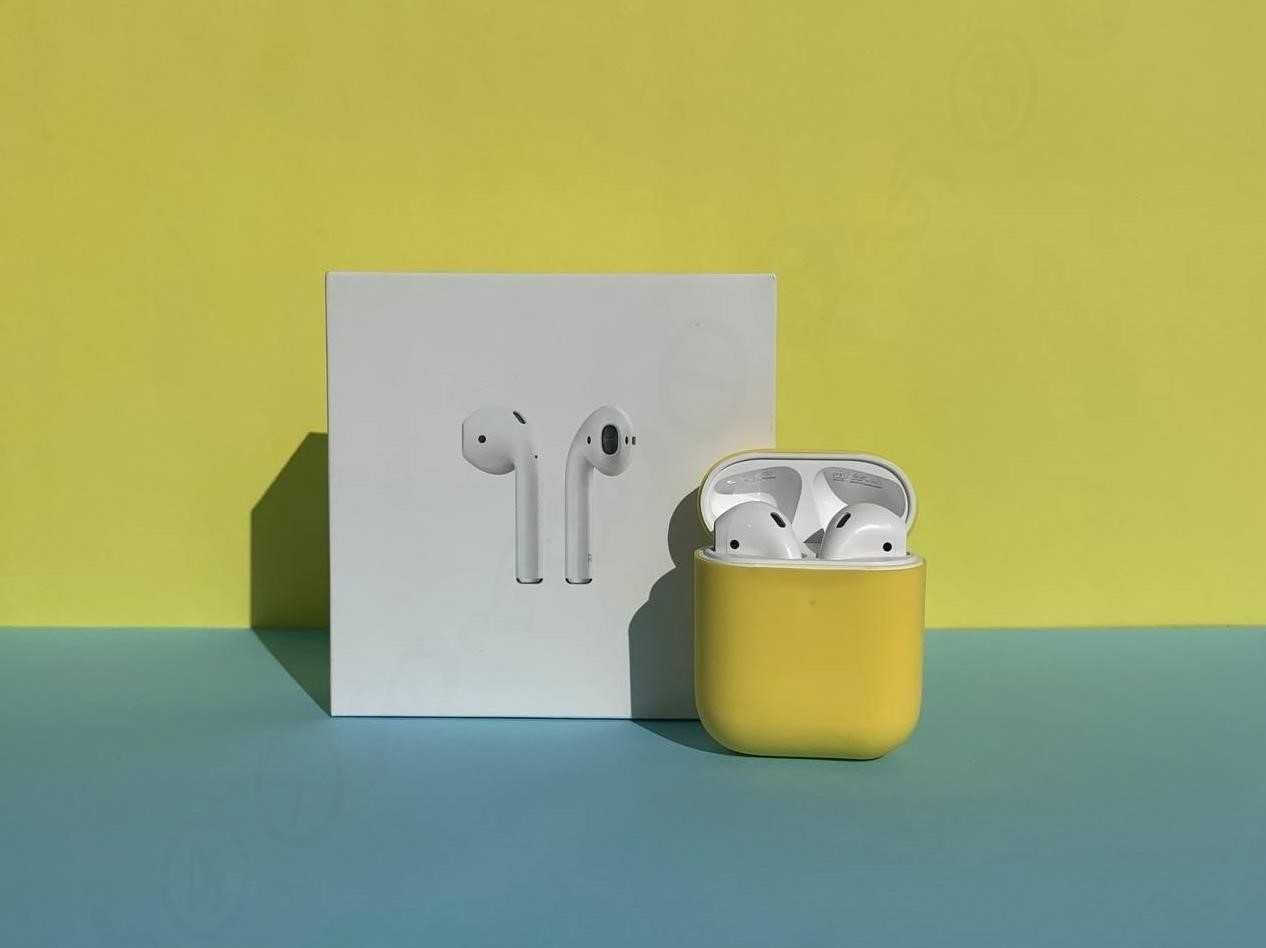 Навушники AirPods 2 Найкраща якість на ринку!! + чохол у подарунок