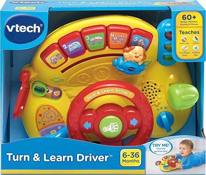 Інтерактивна іграшка VTech Turn and Learn  Музичне кермо англ. мова