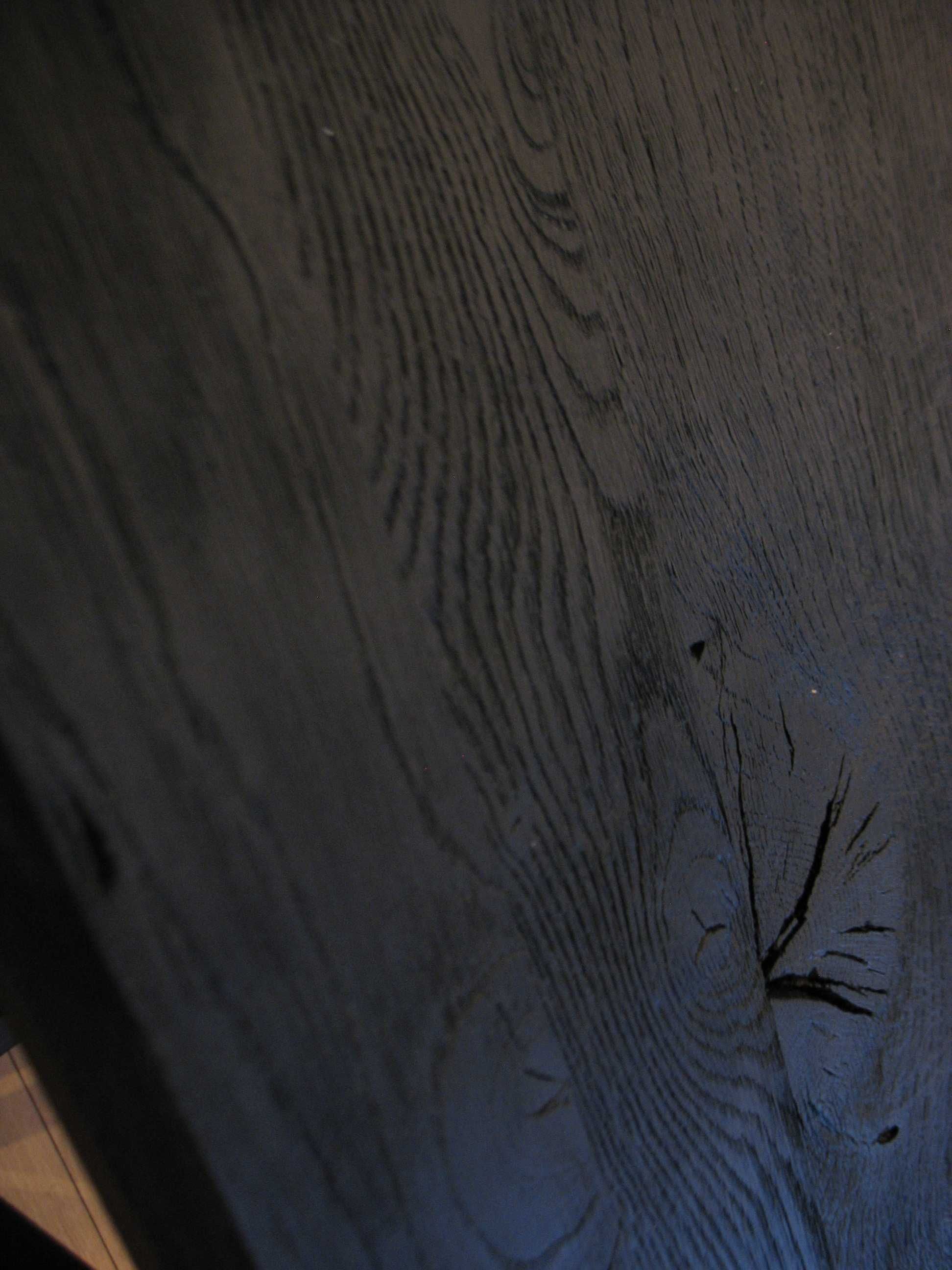 Stolik kawowy drewniany w stylu czarny dąb 2w1