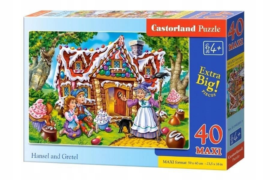 Puzzle 40 Maxi - Hansel And Gretel Castor