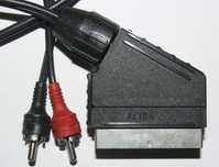 KABEL WTYK EURO SCART - 2X RCA cinch UNITRA . . . . . . . . . . . . .
