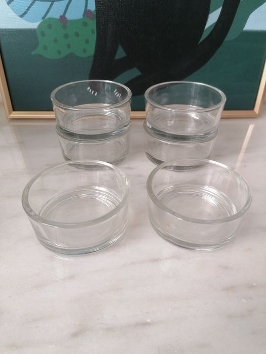 Ikea Glimma porta-velas em vidro