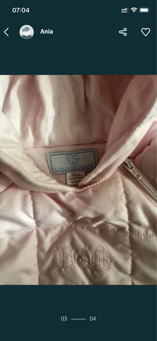 Śpiwór śpiworek kombinezon do wózka i fotelika samochodowego 62 cm