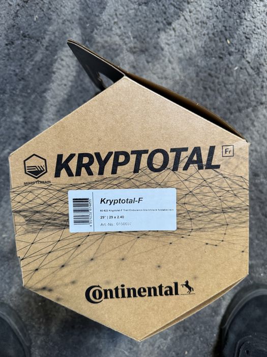 Opony rowerowe 29’ Continental Kryptotal-R i XYNOTAL 29’ x 2,40