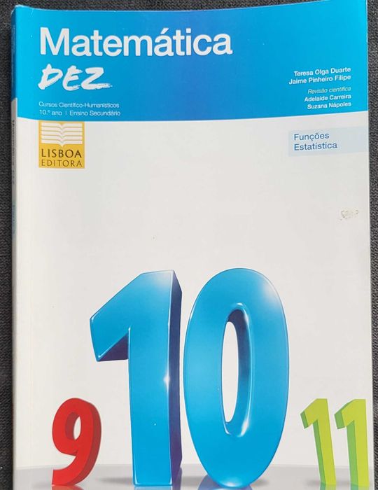 Manual Matemática Dez 10 ano curso Cientifico Humanisticas