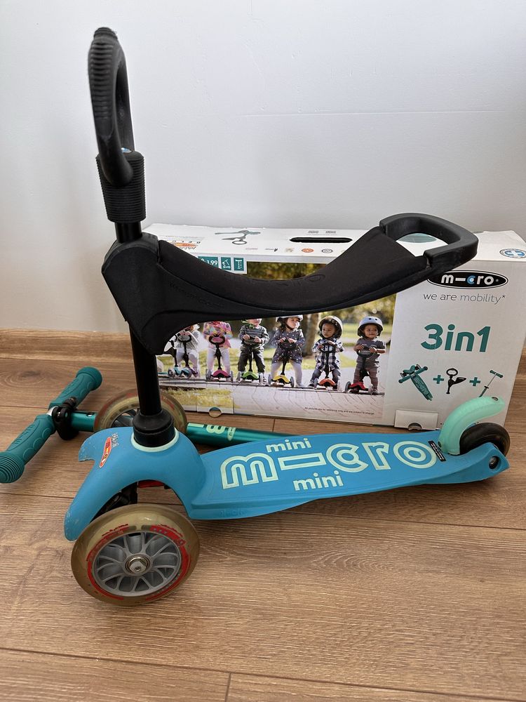 Jeździk i hulajnoga dla dzieci Mini Micro Deluxe 3in1