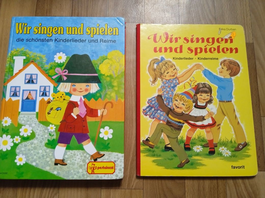 Немецкий язык. Книга детские песни и стихи на немецком языке.