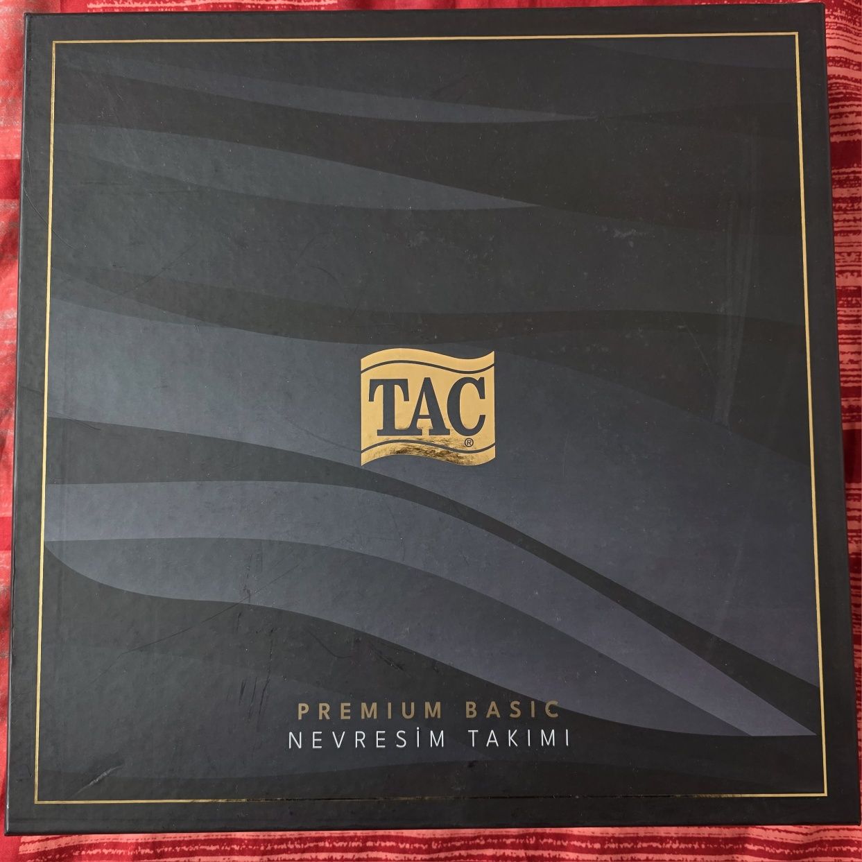 Постільна білизна ТAC Premium Basic Antracite Stripe