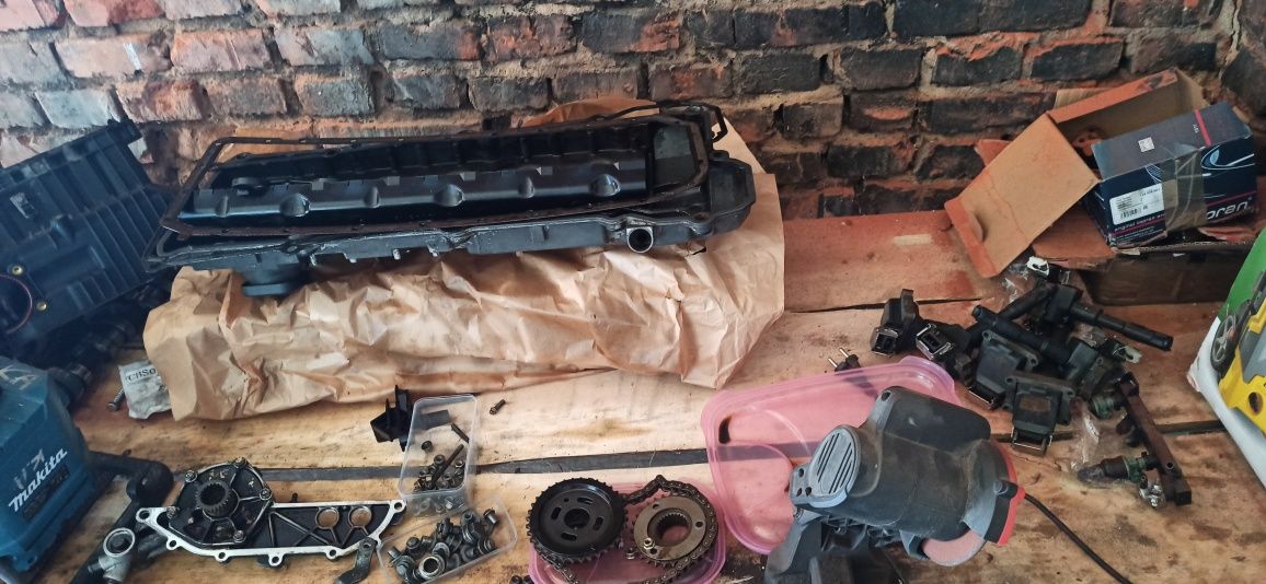 Silnik bmw e36 m50b20 na śrubki i miska bmw e30 m50 maska coupé e36