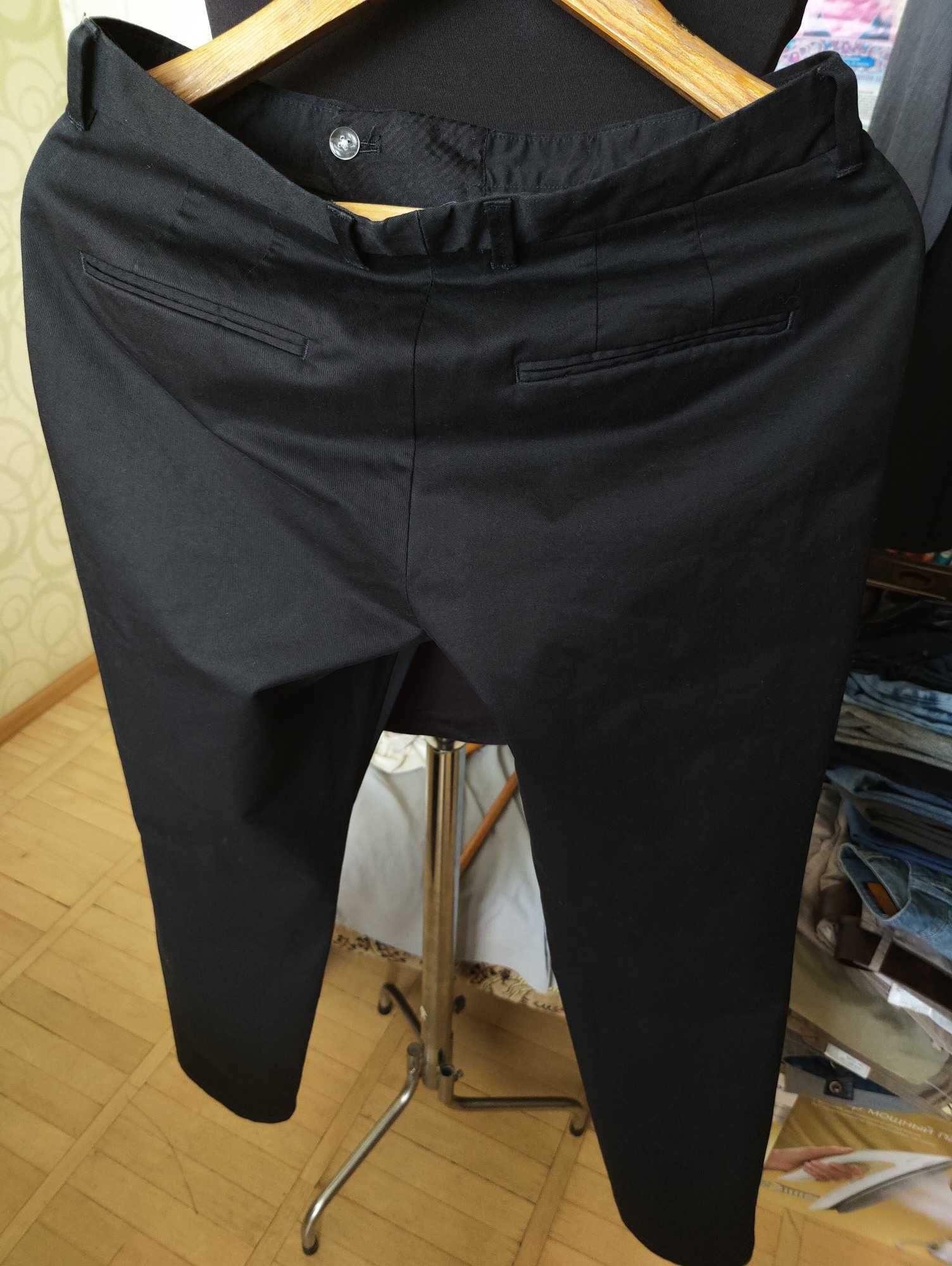 Джинсы (chino Reiss Germany w30 stretch slim black.