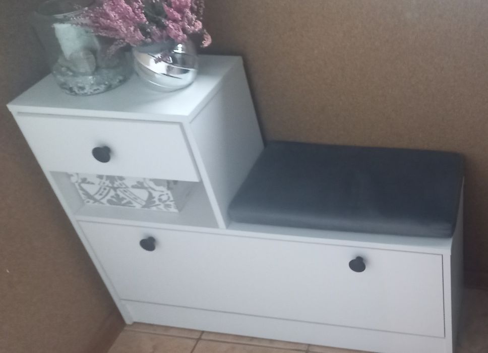 Wieszak lustro szafka komplet