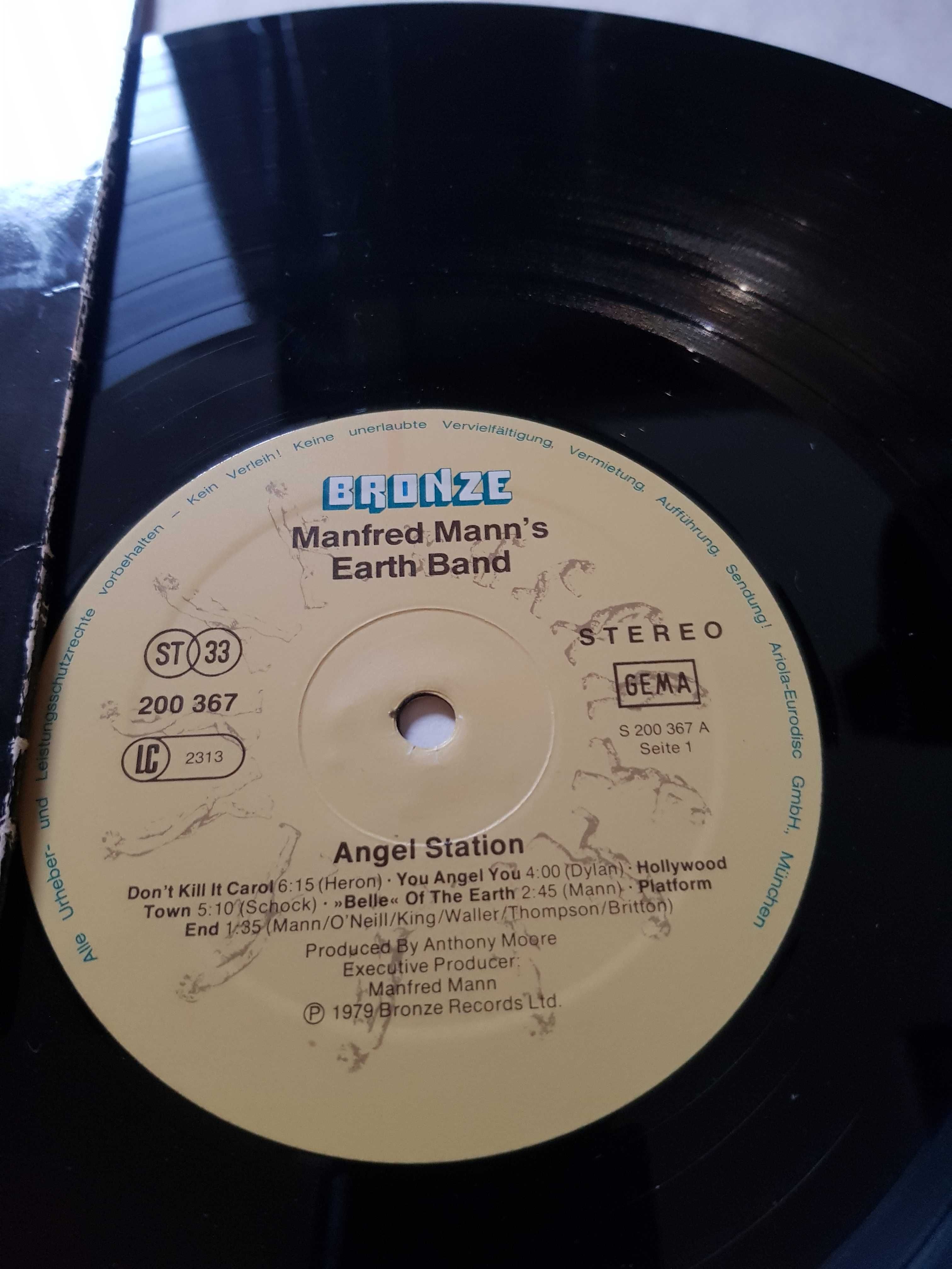 Manfred Mann's Earth Band – Angel Station LP*1368 LP*2625