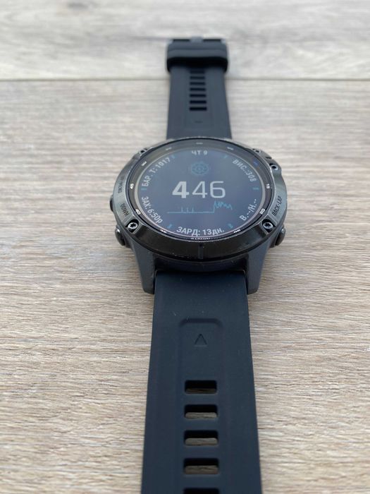 Garmin Fenix 6 Pro Solar | Карти, NFC | Майже ідеальний | Гарантія