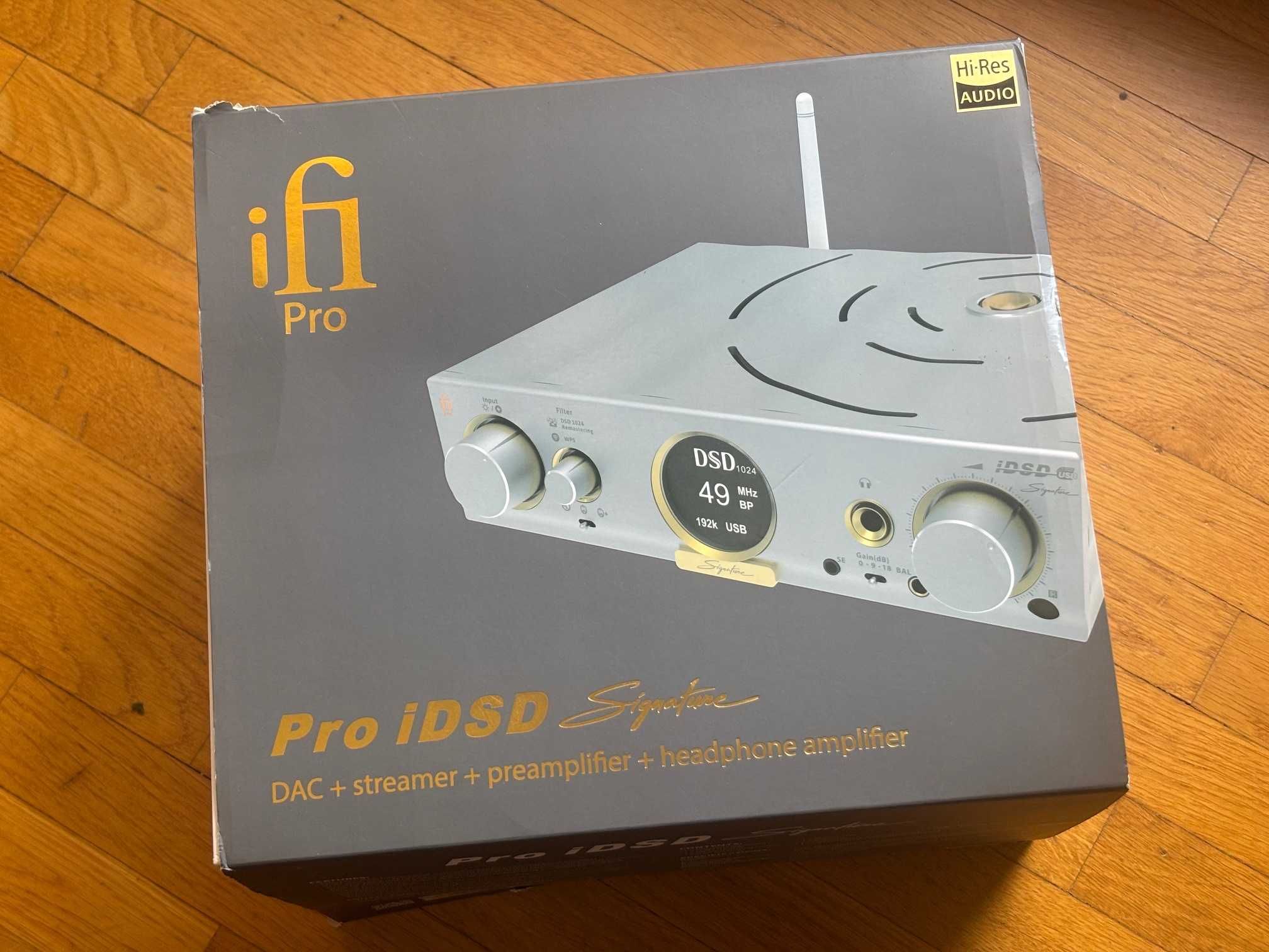 Wzmacniacz/DAC iFi audio Pro iDSD Signature - NOWY - TANIO!