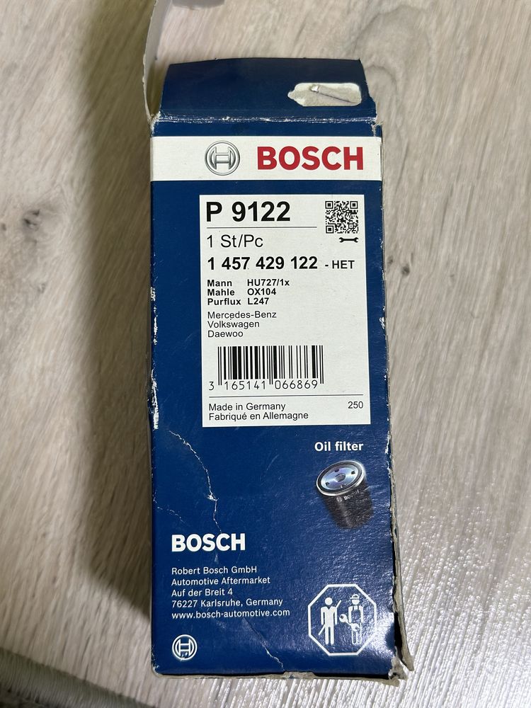 Фільтр масляний Bosch 1457429122 НОВИЙ