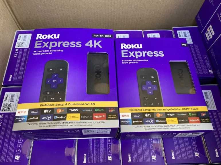 Смарт ТВ приставка Медіаплеєр Roku Express HD, 4K, HDR