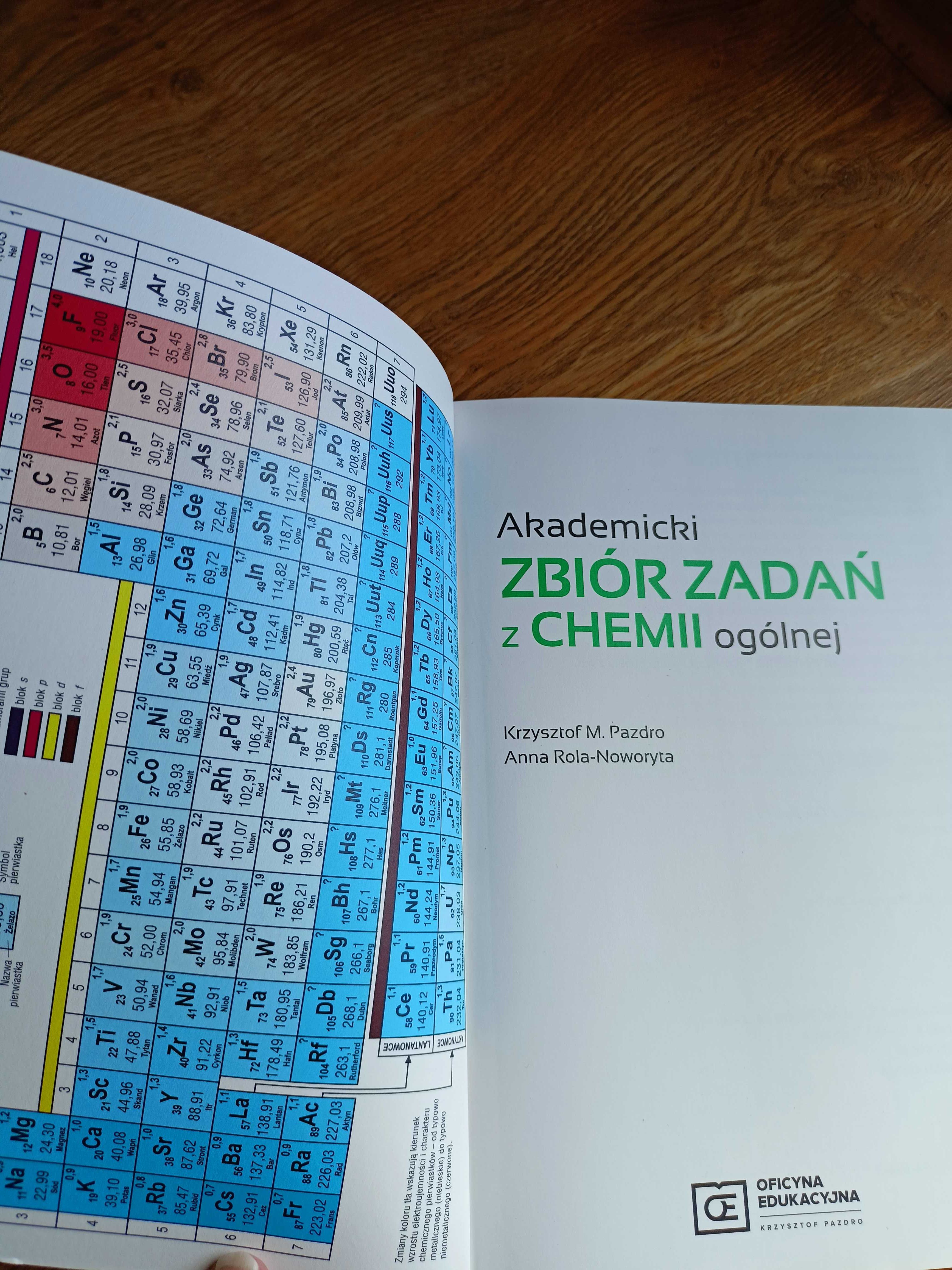 Akademicki zbiór zadań z chemii ogólnej K.Pazdro