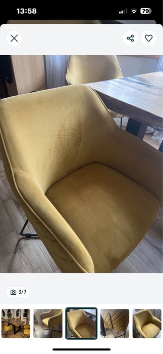 Krzesła do jadalni .Odbiór na własna rękę.