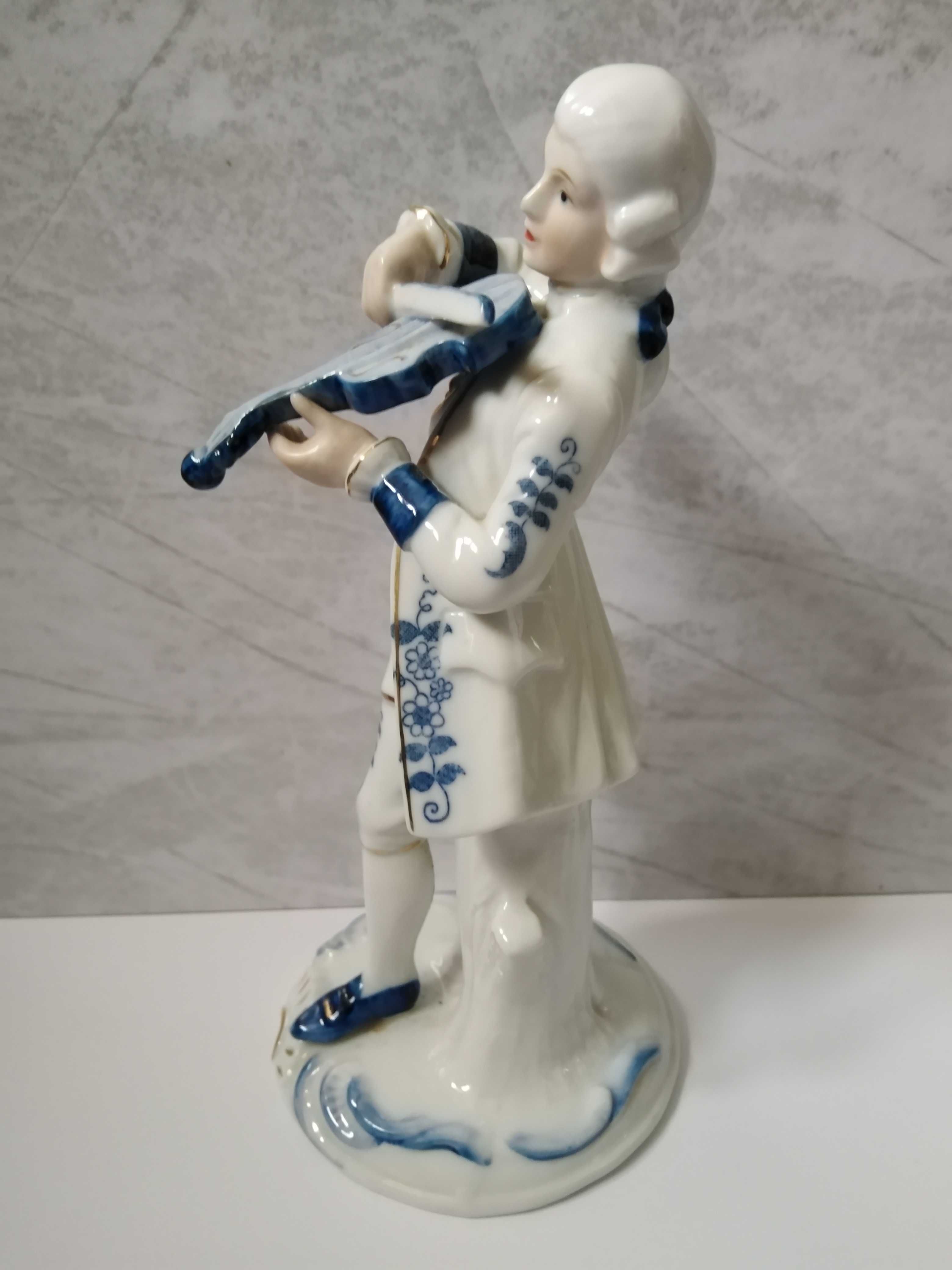 Stara Porcelana Figurka Skrzypce Niemcy