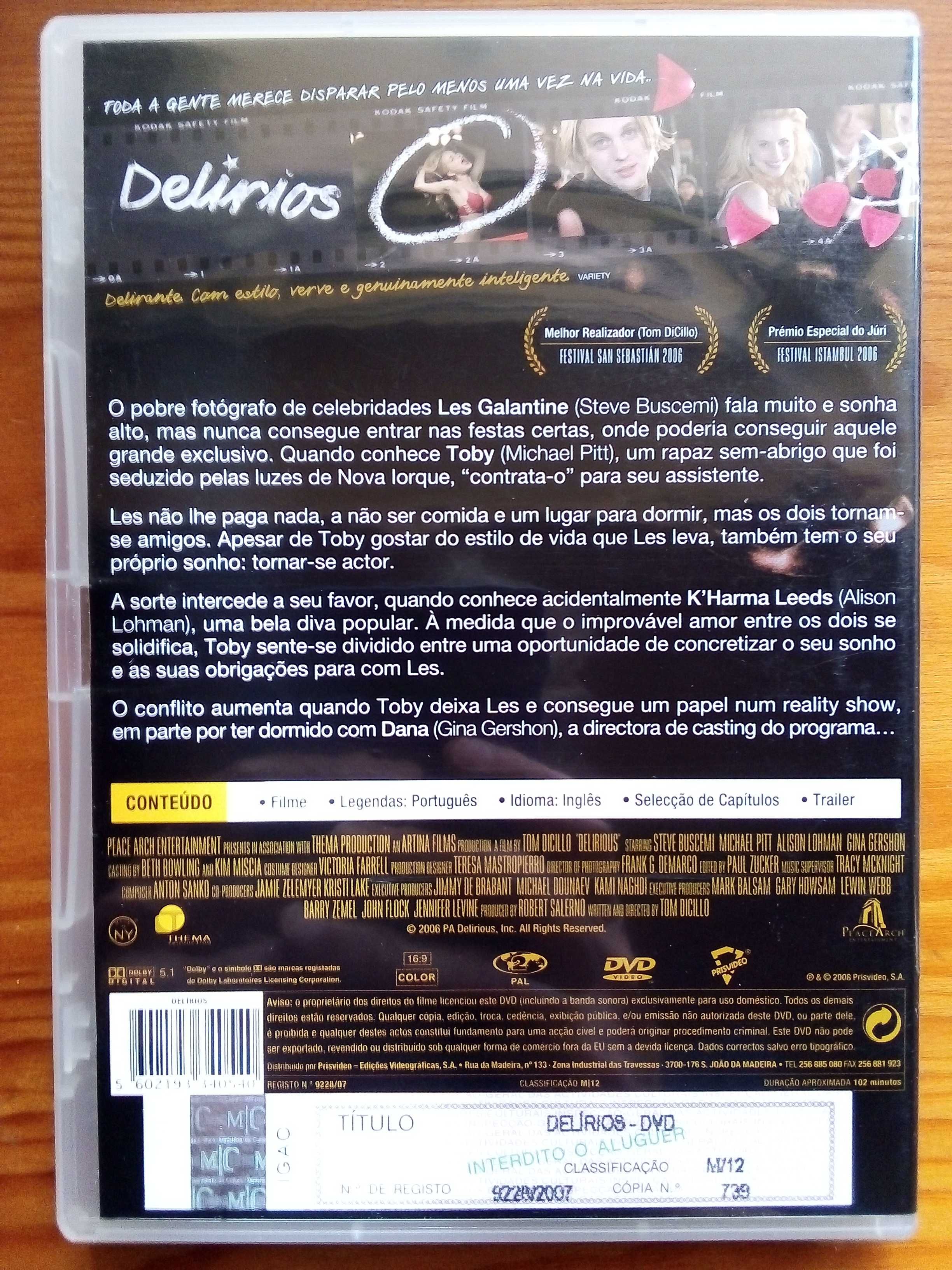 Delírios - Tom Dicillo / Steve Buscemi / Michael Pitt