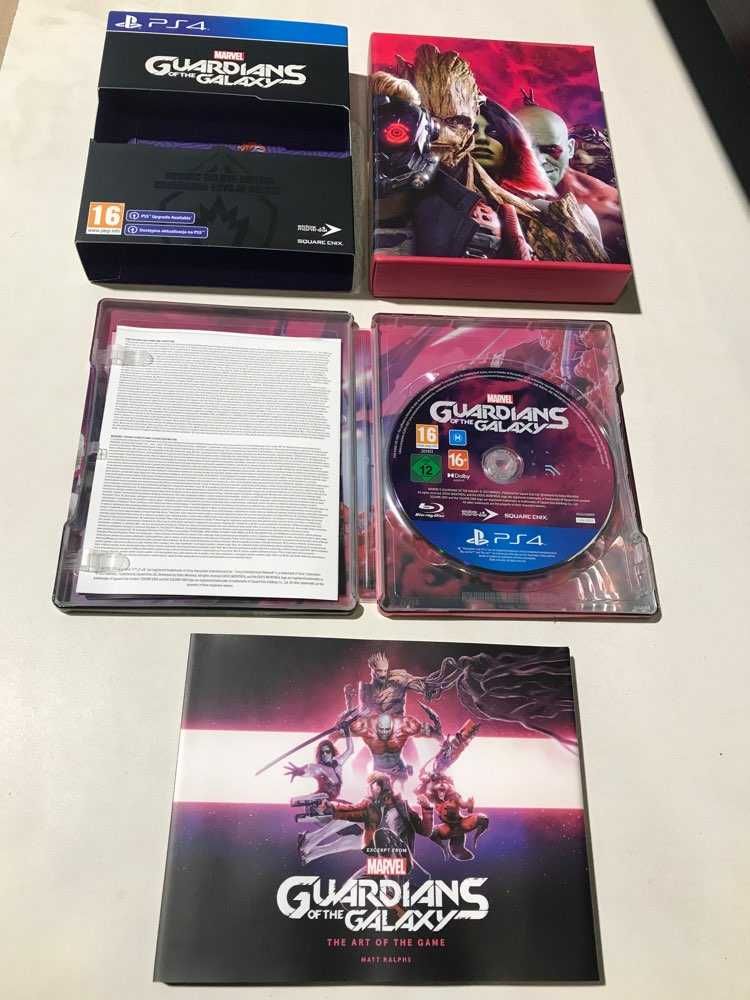 Strażnicy Galaktyki Guardians Of Galaxy Kosmiczna Edycja Deluxe PL PS4