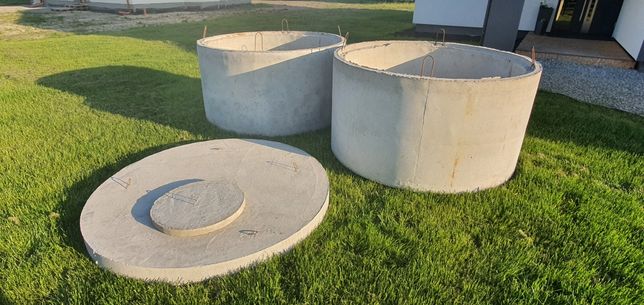 kręgi betonowe zbrojone 1600x1000 studnie odwodnienia szambo