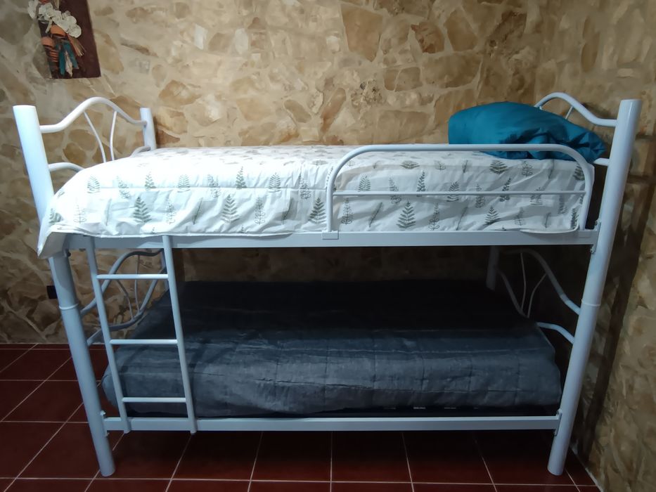 Armação Beliche novo metal branco