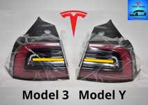 Ліхтарі Tesla Model Y GLOBAL нові, оригінал, Європа жовтий поворотник