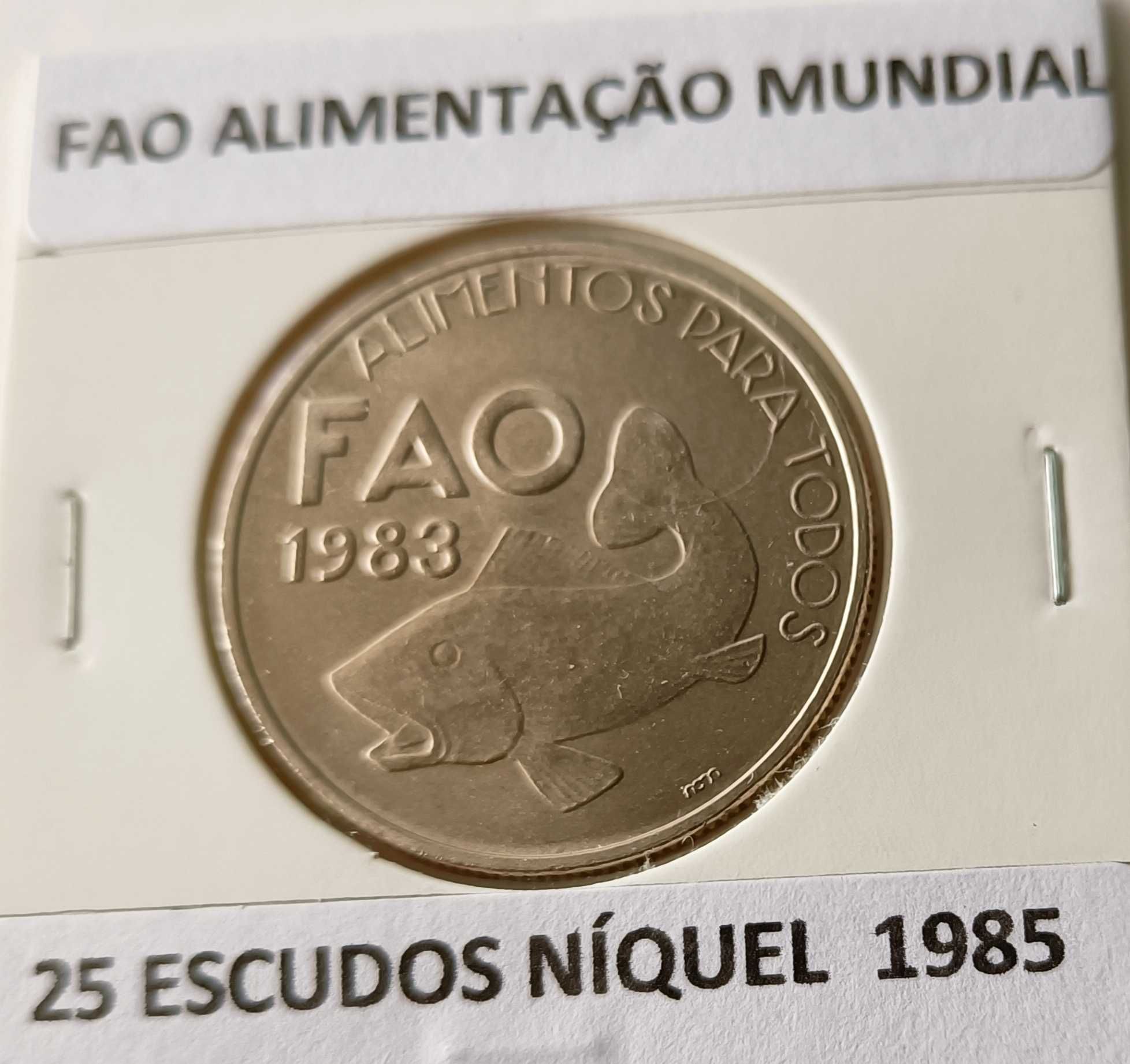 4 Moedas comemorativas 2ª República portuguesa 25 Escudos ( Níquel )