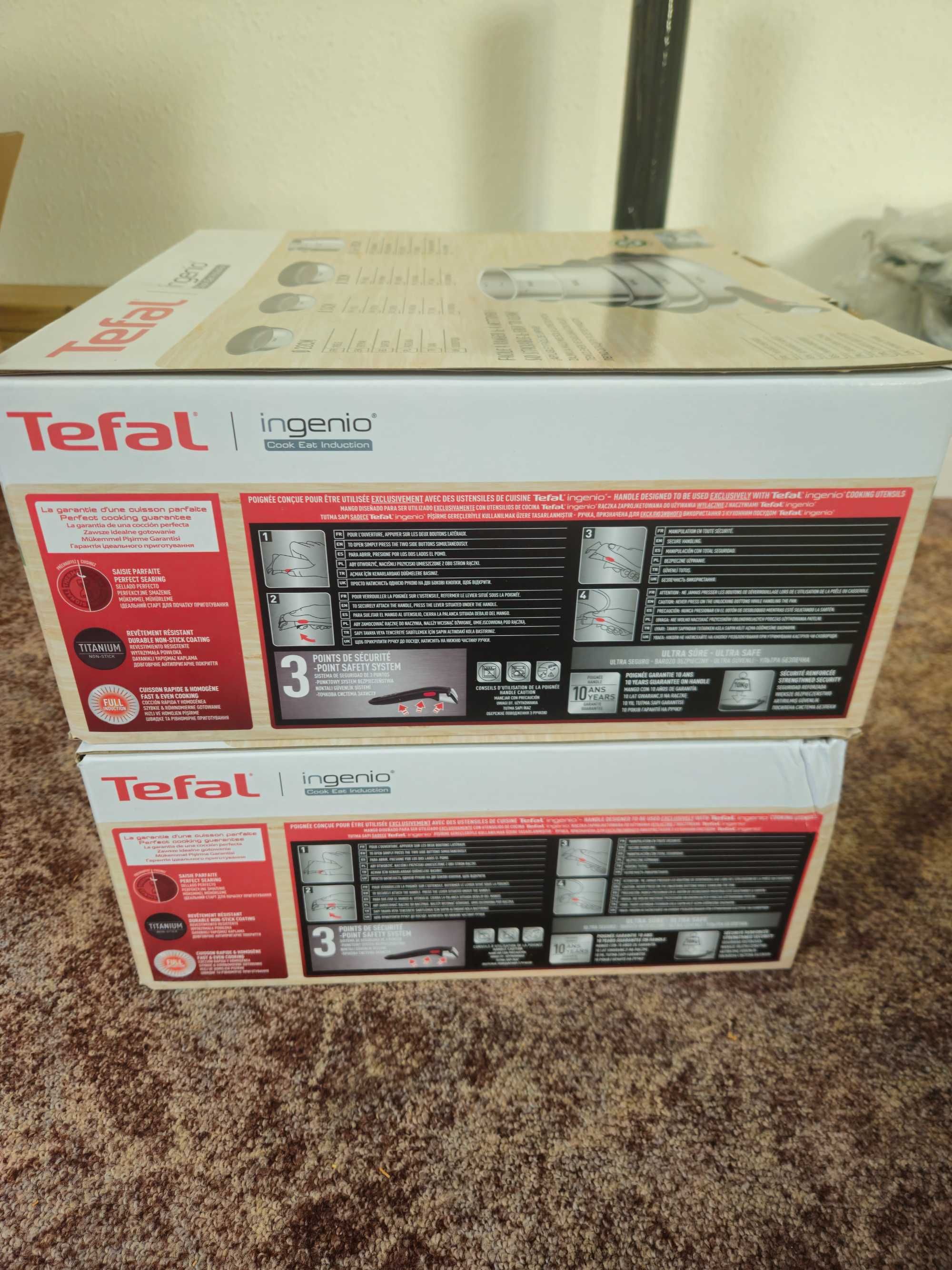 Zestaw garnków i patelni TEFAL Ingenio Cook Eat 6 el.
