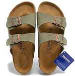 Birkenstock Woskolejny zielony kapcie