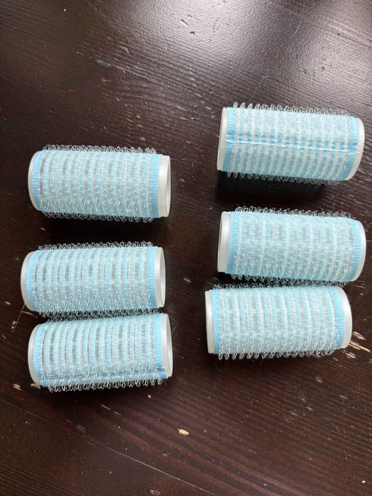 Wałki do włosów rzepowe na rzep 6 szt.