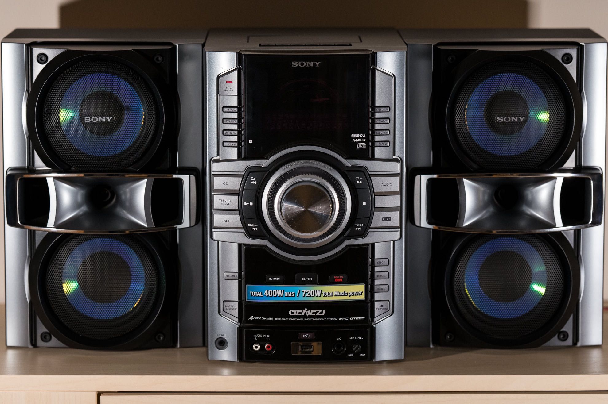 Aparelhagem Sony MHC-GT222